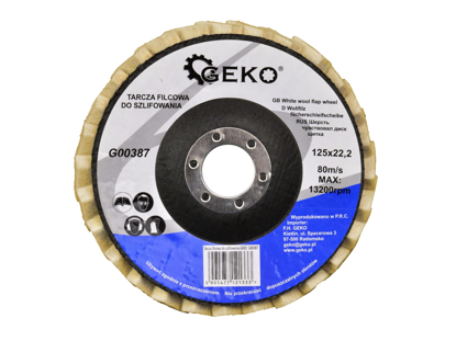 Picture of Disc din pasla pentru slefuit 125mm, GEKO G00387