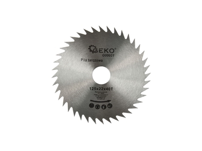 Picture of Disc circular pentru lemn 125x22x40T, Geko G00051