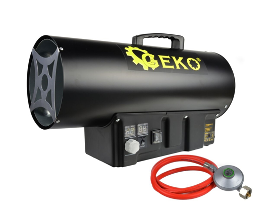 Picture of Incalzitor industrial pe gaz cu termostat, 40KW + furtun si reductor, Geko G80412
