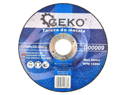 Picture of Disc slefuire 125x6x22.23mm, GEKO G00009