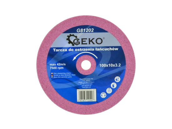 Picture of Disc abraziv pentru masini electrice de ascutit lanturi, Geko G81202