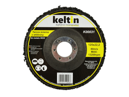 Picture of Disc abraziv pentru slefuire125 mm, Keltin K00031