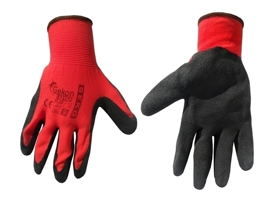 Picture of Mănuși de protecție GEKO, mărimea 9, Latex roșu, G73532