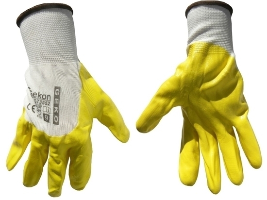 Picture of Mănuși galbene pentru protecție, marimea 9, GEKO G73552