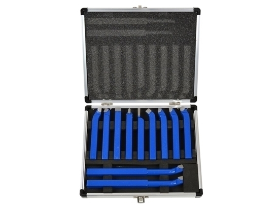 Picture of Set 11 instrumente de strunjire 10x10mm + valiza, Geko G01241