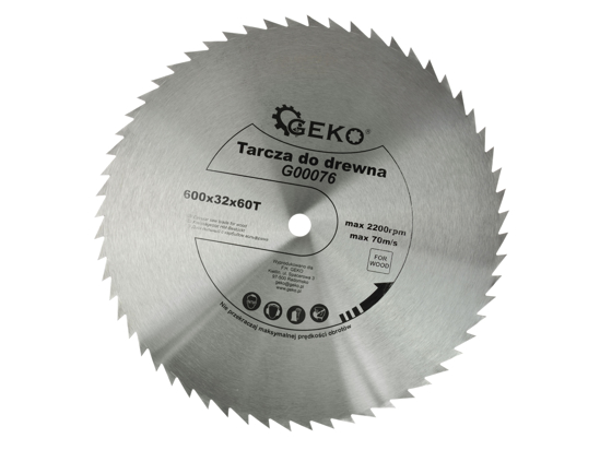 Picture of Disc circular pentru lemn 600x32x60T, Geko G00076
