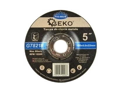 Picture of Disc pentru slefuit, GEKO PREMIUM, 125x6mm, G78218