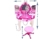 Picture of Masa de toaleta și accesorii GIRL cu mufa pentru MP3, Malplay 102638