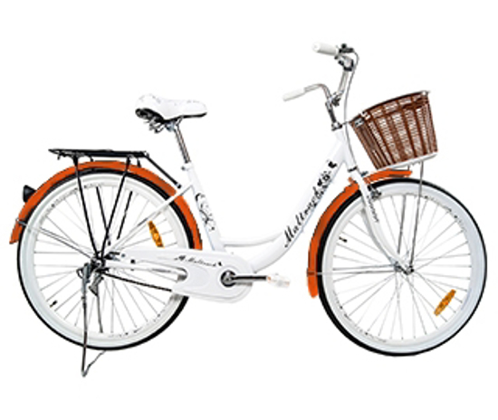 Picture of Biciclete MalTrack CITI Bike 26", culoare alb/portocaliu