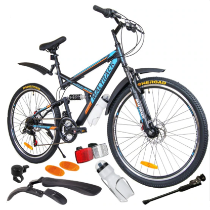 Picture of Bicicleta MalTrack MTB 26” Target black-blue-orange Mountain Bike