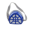 Picture of Masca anti-praf, cu filtru textil inlocuibil si capac protector, din plastic, 100x80x43mm, albastra