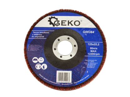 Picture of Disc pentru slefuit 125mm x 22.2, Geko G00384