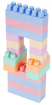Picture of Cuburi pastelate de constructie din plastic 320 piese, Malplay 108029