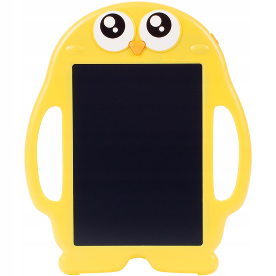 Picture of Tabla galbena pentru desenat cu LCD Pinguin, Malplay 107411