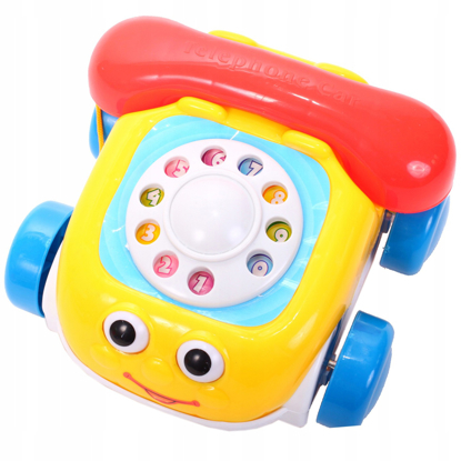 Picture of Telefon colorat pentru un bebelus cu fir, Malplay 102622
