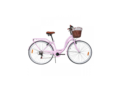 Picture of Bicicleta 28 " DREAMER Urban 6 viteze Milk Pink MalTrack 108825