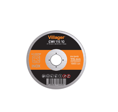 Picture of Disc taiere inox CWI11510 115  x 1.0 mm, Villager VL059028