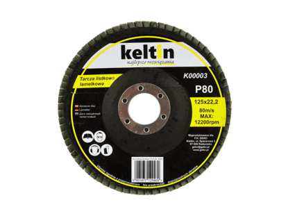 Picture of Disc lamelar 125mm, P80, Keltin K00003