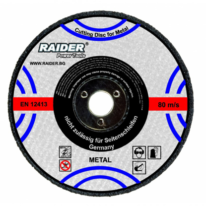 Picture of Disc pentru taiat metal, 180х3.2х22.2mm, Raider 160103