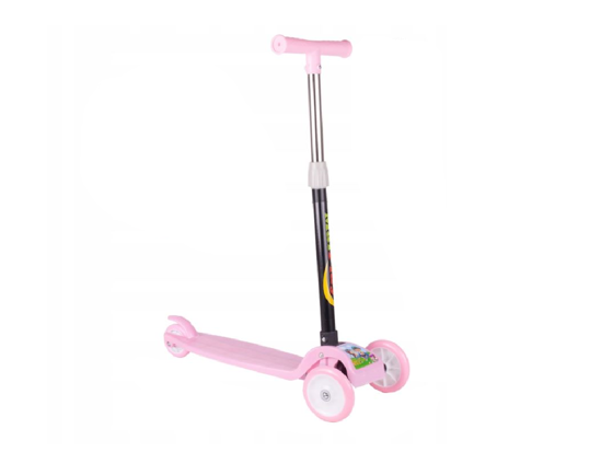 Picture of Trotineta tip scooter cu 3 roti, roz, Malplay 109342
