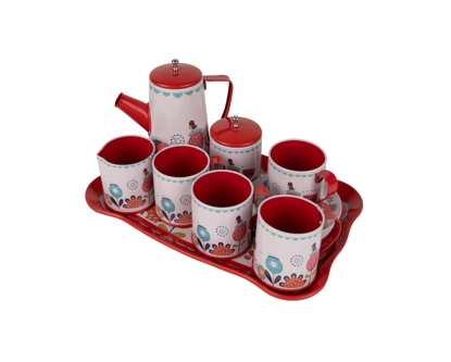 Picture of Set ceai cu model floral, 12 piese, MalPlay 109414