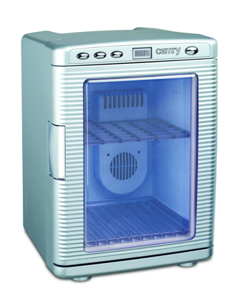 Picture of Mini frigider portabil, 20 l, alimentare 220 V si auto 12 V, argintiu, Camry CR8062
