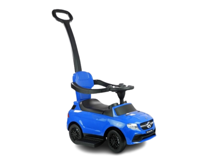 Picture of Masinuta Mercedes cu impingator pentru copii, sunet, componente detasabile, Albastru, Lean 2335