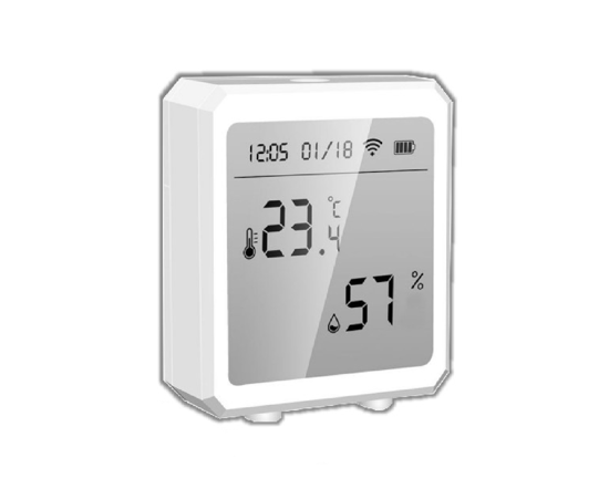 Picture of Senzor de temperatura si umiditate CTW 07 Wi-fi cu afisaj LCD pentru panouri de incalzire IR Wertberg, Harder HD0083