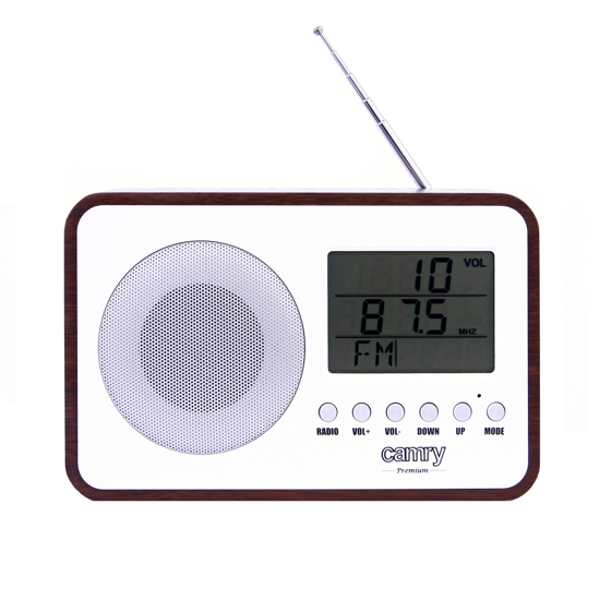 Picture of Radio digital cu ceas, termometru, alarma, afisaj LCD, alb, Camry CR1153