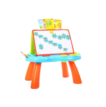 Picture of Centru de activitati pentru copii, masa si tabla de scris dubla, 47 cm, MalPlay 100155