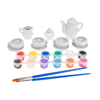 Picture of Set de ceai din ceramica pentru pictat, MalPlay 103448