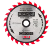 Picture of Set panze circulare pentru fierastrau, 255 x 30 mm, taiere 2.8 mm, 5 elemente, Red Technic RTZTWD0082